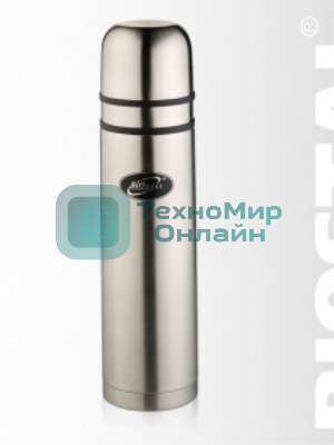 Термос с узкой горловиной Biostal NB-1000 K2, 2 чашки, 1.0 л. (в уп. 12 шт)