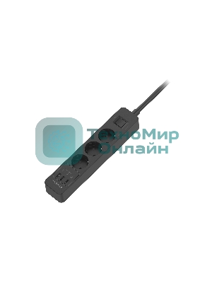 Удлинитель с USB зарядкой Harper UCH-330 White