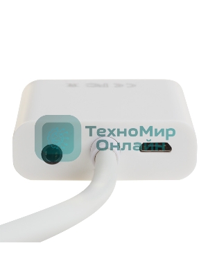 Переходник Rexant шт. HDMI - гн. VGA (провод) + 3. 5 мм Аудио с питанием