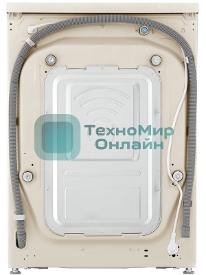 Стиральная машина LG F4V5VS9B бежевый, загрузка фронтальная 9 кг, 1400 об/мин, класс: А