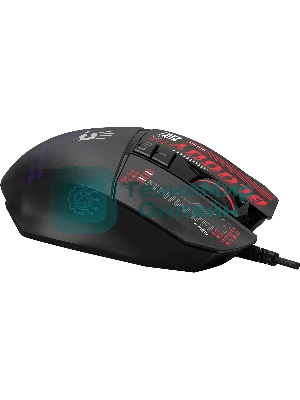 Мышь проводная A4Tech Bloody W60 Max Mini черный, 12000 dpi, USB, кнопки - 9