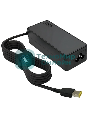 Блок питания Gembird для ноутбуков Lenovo NPA-AC27 20В/3,25А, 65Вт, штекер Flat