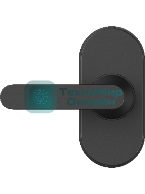 Умный замок Aqara Smart Door Lock U300 навесной разбл.отпеч.паль./код/пар/NFC/прил/мех.кл черный (DL-D02D BL)