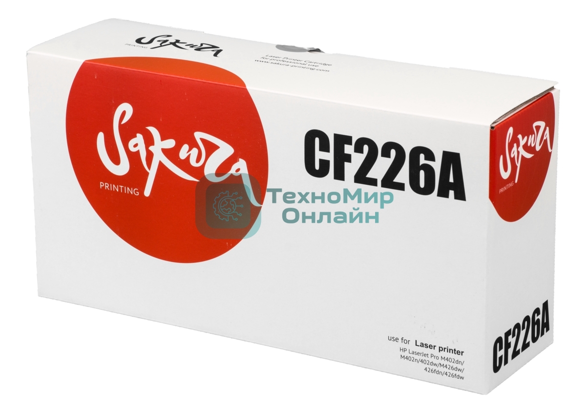 Картридж лазерный Sakura CF226A для HP LaserJet Pro m402d/402dn/M402n/402dw/MFP M426DW/426fdn/426fdw, черный 3 100 к.