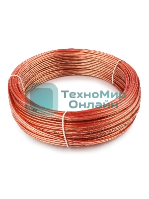 Акустический кабель Cablexpert CC-TC2x0,75-30M, прозрачный, 30 м, бухта