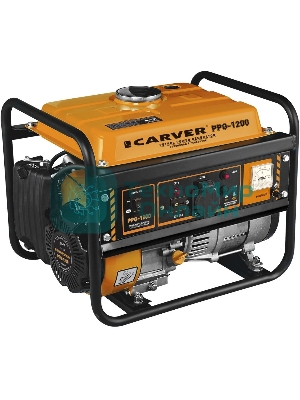 Электрогенератор бензиновый Carver PPG-1200, 1.05 кВт, 65 дБ, 24 кг