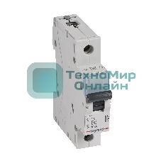 Aвтоматический выключатель Legrand TX3 B6A 1П 6000/10kA