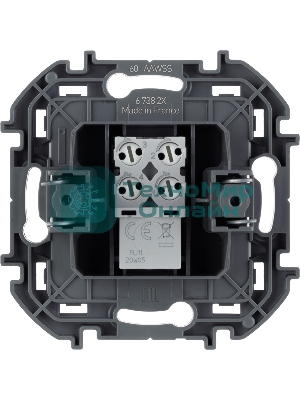 Телефонная розетка RJ11 антрацит