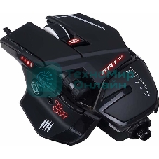 Мышь проводная Mad Catz R.A.T. 6+ черный, 12000 dpi, USB, кнопки - 11