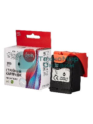 Картридж струйный Sakura 3YM61AE (№305 Black) для HP, черный, 10,6 мл., 240 к.