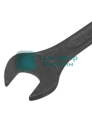 Набор ключей комбинированных Сибртех, 8 - 17 мм, 6 шт., CrV, фосфатированные, ГОСТ 16983