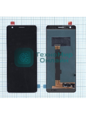 Дисплей для Nokia 3.1 черный