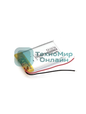 Аккумулятор Li-Pol (батарея) 5x20x30 мм 2pin 3.7V/250mAh
