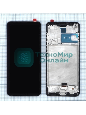 Дисплей для Samsung Galaxy A21S SM-A217F TFT черный с рамкой