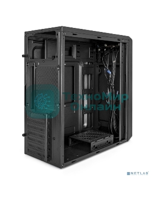 Компьютерный корпус Miditower ExeGate XP-332UC-XP600 (ATX, XP600 с вент. 12см, 2хUSB 3.0/1хTypeC, аудио, черный)