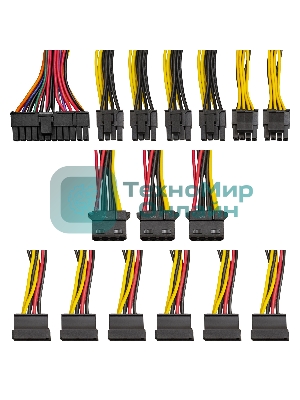 Блок питания ExeGate 750PPE, 750W, (ATX, APFC, PC, КПД 80% (80 PLUS), 12cm fan, 24pin, 2x(4+4)pin, 4xPCI-E, 6xSATA, 3xIDE, черный, кабель 220V в комплекте 1,8м)