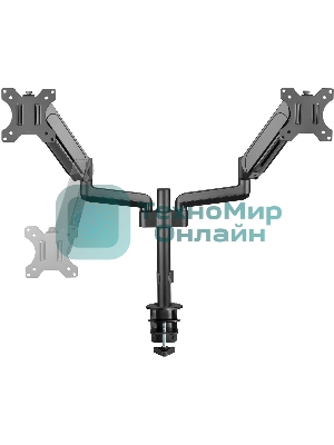 Кронштейн для мониторов ЖК Digma D-MM202D черный 17