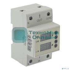Реле контроля напряжения и тока ЭРА PRO NO-903-42 РКНТ-1 63А эл. дисплей