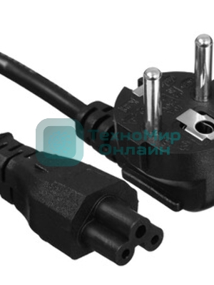 Кабель питания GoPower евровилка CEE 7/7-IEC 320 C5 1.8м ПВХ 0.75мм черный (1/10/160)