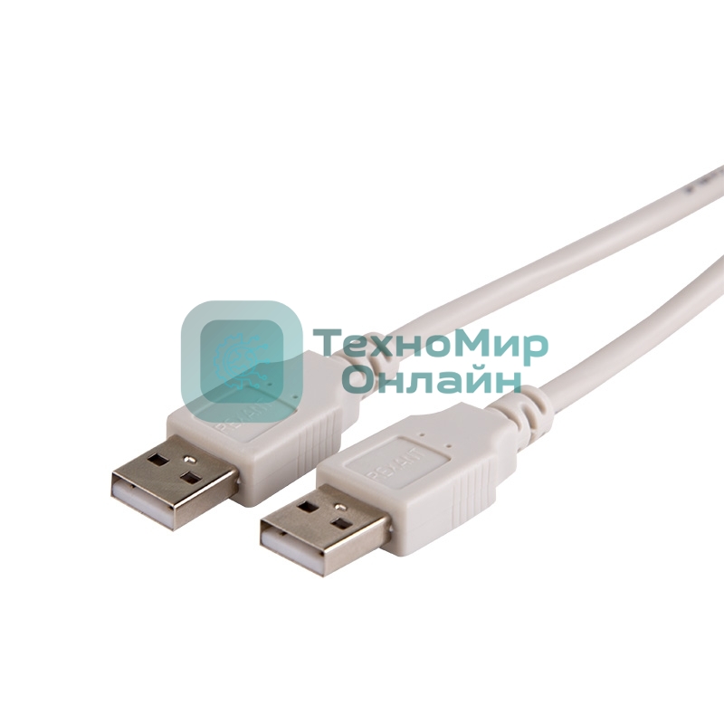 Кабель USB Rexant (шт. USB A - шт. USB A) 1.8 метра, серый