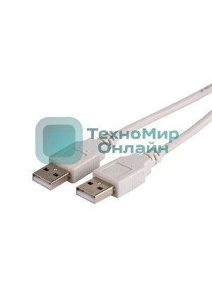 Кабель USB Rexant (шт. USB A - шт. USB A) 1.8 метра, серый