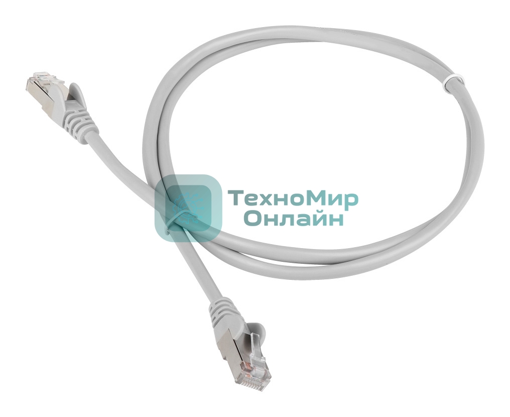 Кабель Патч-корд LANMASTER LSZH FTP cat.5e, 5.0 м, серый