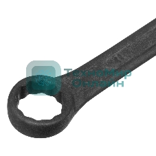 Набор ключей комбинированных Сибртех, 8 - 17 мм, 6 шт., CrV, фосфатированные, ГОСТ 16983