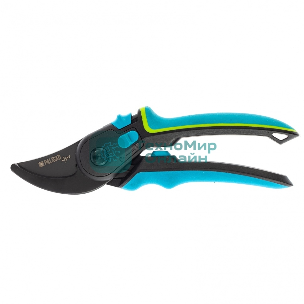 Секатор прямого реза Palisad LUXE 225 мм, регулировка захвата, трехкомпонентные рукоятки