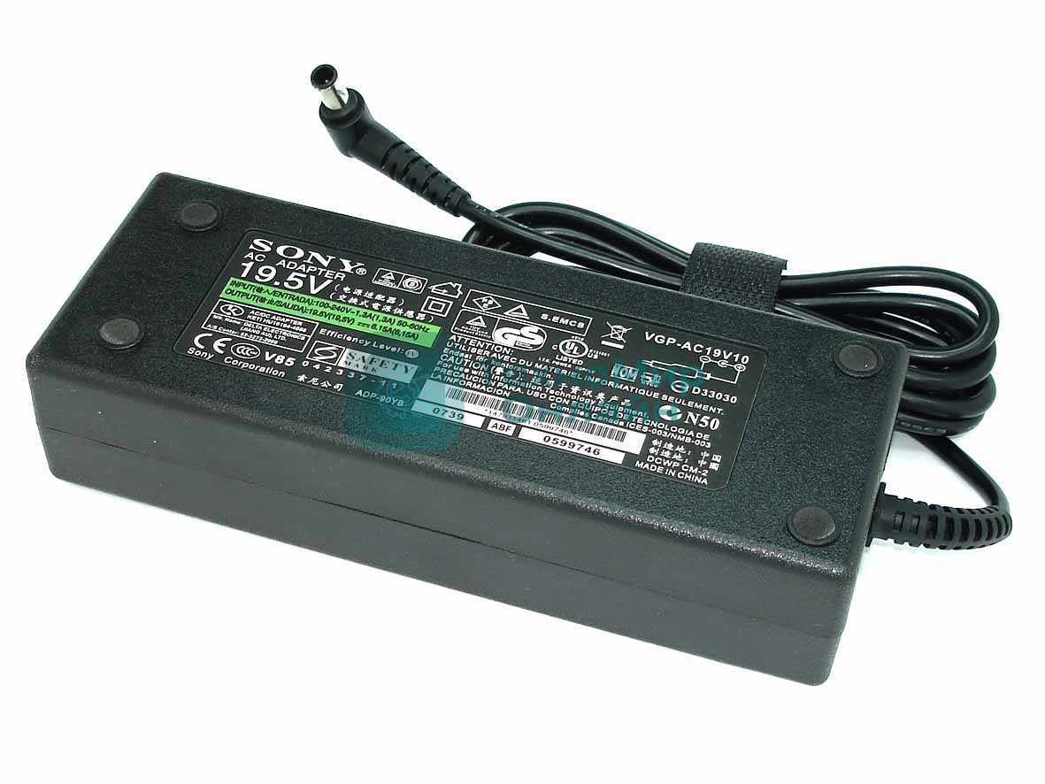 Блок питания (сетевой адаптер) для ноутбуков Sony 19.5V 6.15A 120W 6.5*4.4 HC