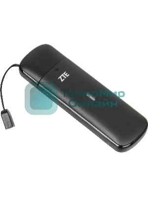 Модем ZTE MF833 2G/3G/4G USB Firewall +Router внешний черный