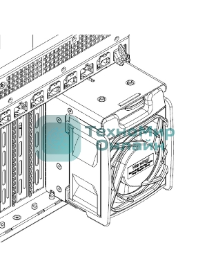 Набор охлаждения Supermicro SC747B X10 Passive GPU Kit