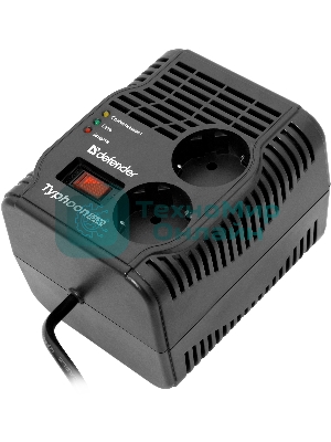 Стабилизатор, Defender AVR Typhoon 1000 максимальная мощность 320 Вт