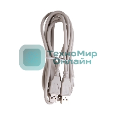 Кабель USB Rexant (шт. USB A - шт. USB A) 1.8 метра, серый