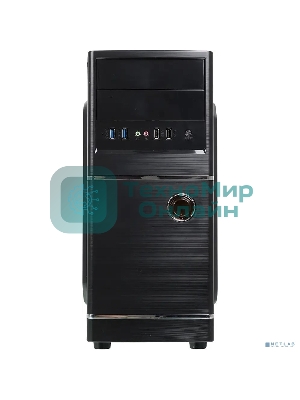 Компьютерный корпус Accord ACC-B301 черный без БП ATX 3x120мм 2xUSB2.0 2xUSB3.0 audio