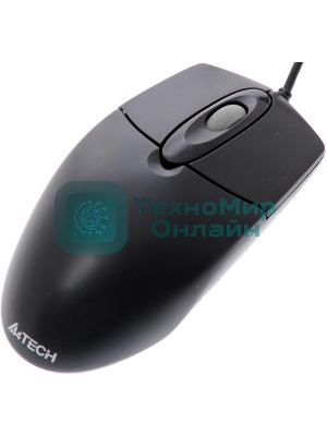 Мышь проводная A4Tech OP-720 черный, 1000 dpi, PS/2, кнопки - 3