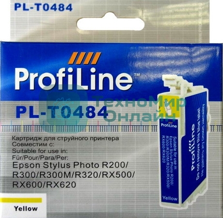 Картридж струйный ProfiLine PL-C13T40D440 (T40D4 Y) для принтеров Epson SureColor SC-T3100/5100 с чернилами на пигментной основе Yellow 56 мл