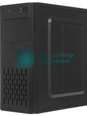 Компьютерный корпус Miditower ExeGate CP-606U-AB550 (ATX, AB550 с вент. 8см, 1хUSB/1хUSB 3.0, аудио)