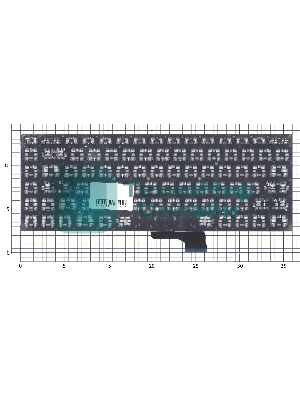 Клавиатура для ноутбука Xiaomi Mi Pro 15.6 черная без подсветки