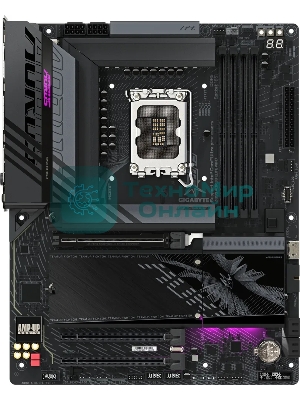 Материнская плата Gigabyte Z890 AORUS ELITE, LGA 1851, Intel Z890, 4xDDR5, 4xSATA, 4xM.2, 1xPCI-E 5.0 x16, 2xPCI-E 4.0 x4, 1xDP, 1xUSB-C (видео), 1x 2.5Gb LAN, 4xUSB-A 2.0, 3xUSB-A 3.2 Gen 1, 2xUSB-A 3.2 Gen 2, 1xThunderbolt 4, 2x3.5 мм, TOSLINK (S/PDIF), 7.1, ATX