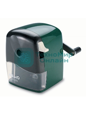 Точилка для карандашей механическая Kw-Trio 312A, 1 отверстие, 12мм пластик, ассорти