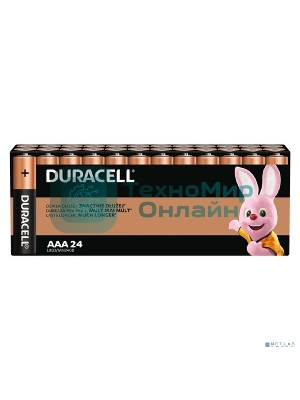 Батарейки DURACELL LR03-24BL BASIC AAA (MN2400) (24 шт. в уп-ке)