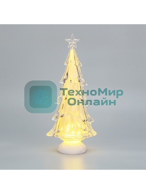 Фигура на подставке Neon-night Елочка со звездой, 37см, теплый белый