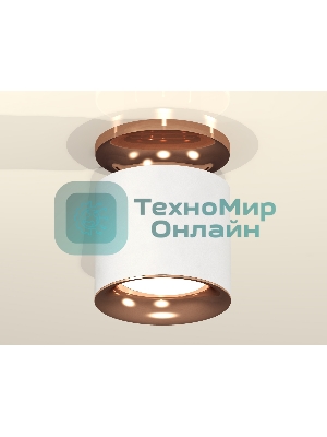 Светильник Ambrella Light XS7401142 SWH/PPG белый песок/золото розовое полированное MR16 GU5.3 (N7930, C7401, N7015)