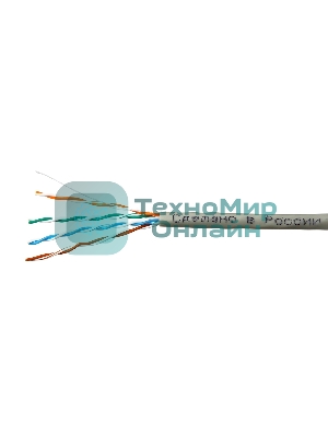 Кабель SkyNet Premium UTP indoor 4x2x0,51, медный, FLUKE TEST, кат.5e, однож., 100 м, box, серый