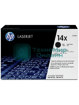 Картридж лазерный HP CF214X черный для LaserJet 700 MFP M712 17 500 стр.