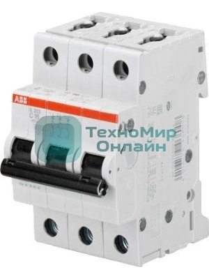 Выключатель автоматический модульный 3п C 40А 6кА S203 ABB