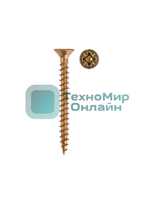 Саморез универсальный Kranz 3х30, желтый цинк, упаковка поставщика (16 000 шт.)