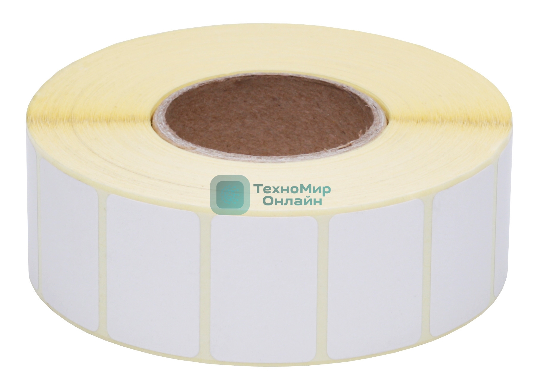 Термоэтикетки Cactus Eco CS-TE30201800 сег.:30x20мм самоклей. д.вн.рул.92мм д.вт.40мм 1800шт/рул белый