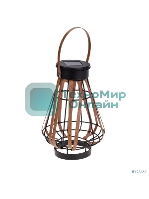 Светильник садовый Rexant Тростник, 22,5 см, 3000К, встроенный аккумулятор, солнечная панель, коллекция Бали