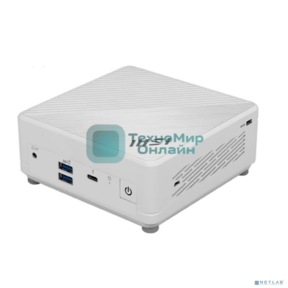 Неттоп MSI Cubi 5 1M-616XRU Core 7 150U (1.8) 16Gb SSD1Tb Graphics CR без ОС 2xGbitEth WiFi BT белый (9S6-B0A822-616)